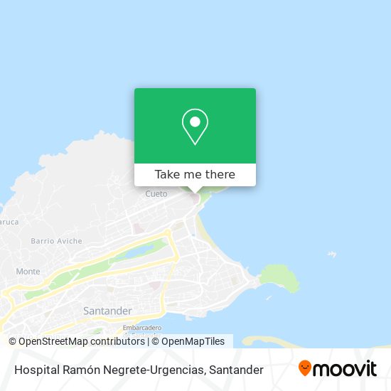 mapa Hospital Ramón Negrete-Urgencias