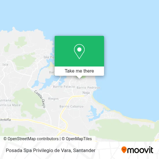 Posada Spa Privilegio de Vara map