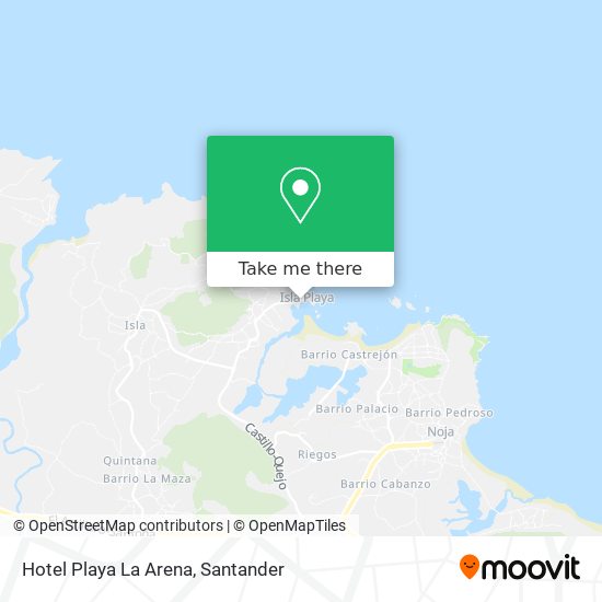 Hotel Playa La Arena map