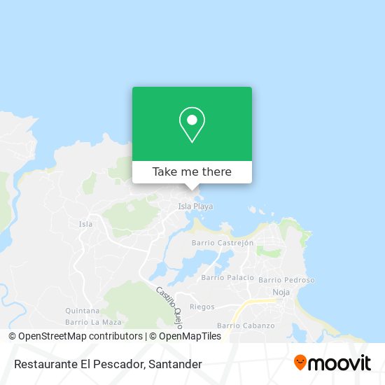Restaurante El Pescador map