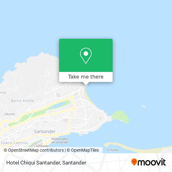 Hotel Chiqui Santander map