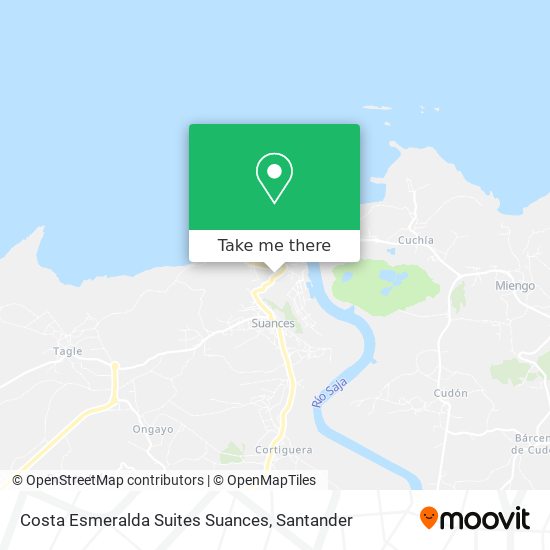 Costa Esmeralda Suites Suances map