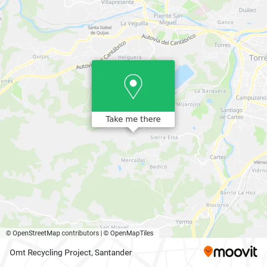 Omt Recycling Project map