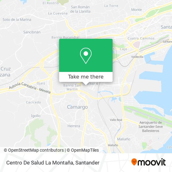 Centro De Salud La Montaña map