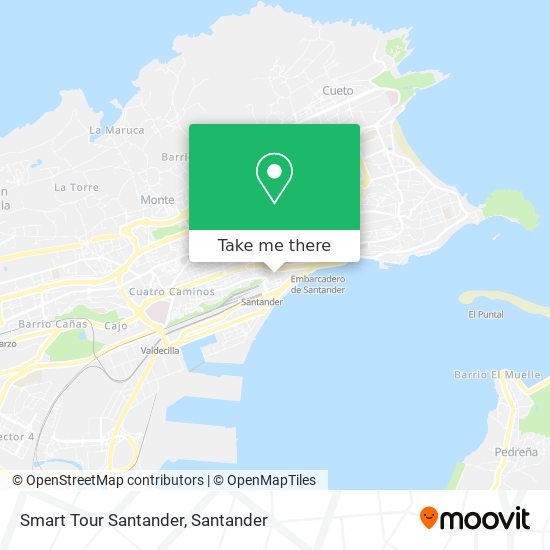 Smart Tour Santander map