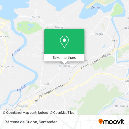 Bárcena de Cudón map