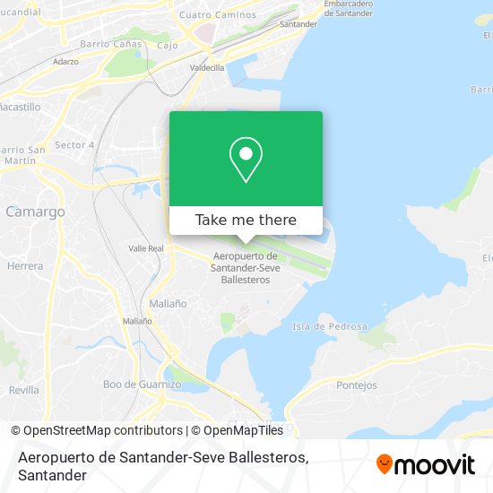 Aeropuerto de Santander-Seve Ballesteros map