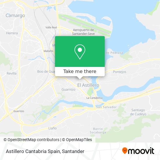 Astillero Cantabria Spain map