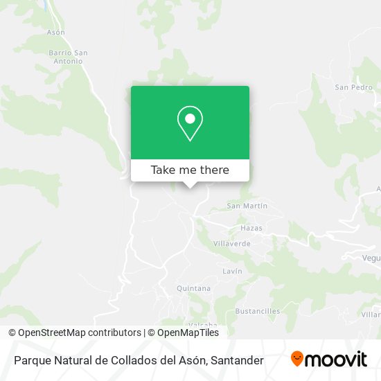 Parque Natural de Collados del Asón map