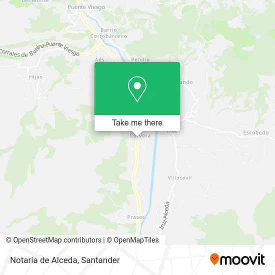 Notaria de Alceda map