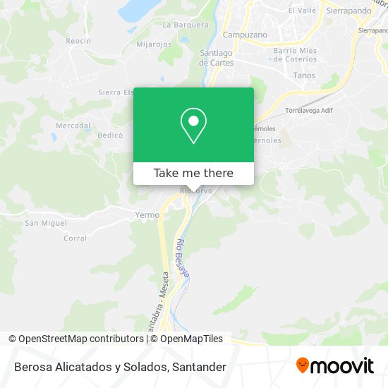 Berosa Alicatados y Solados map