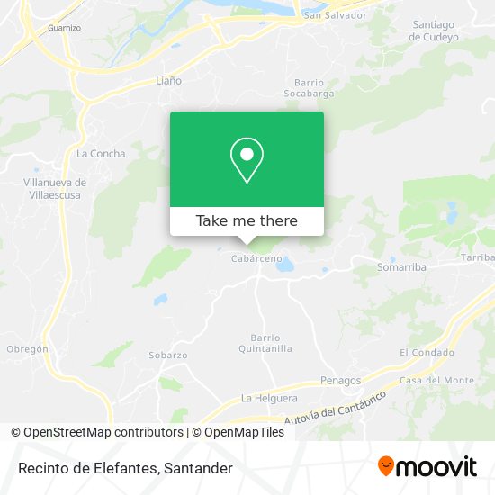 Recinto de Elefantes map