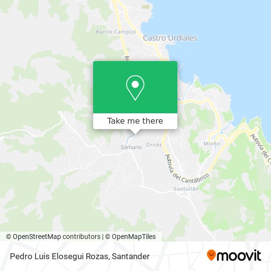 Pedro Luis Elosegui Rozas map