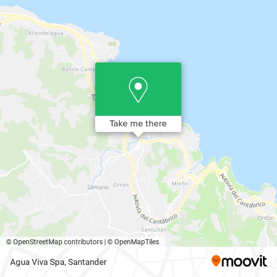 Agua Viva Spa map