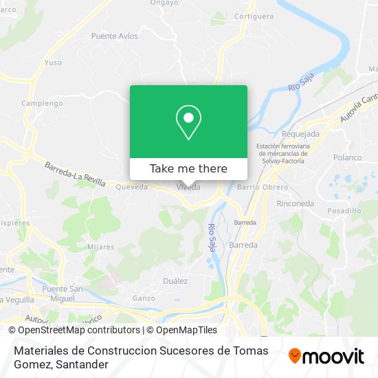 Materiales de Construccion Sucesores de Tomas Gomez map