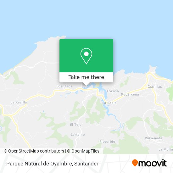 Parque Natural de Oyambre map