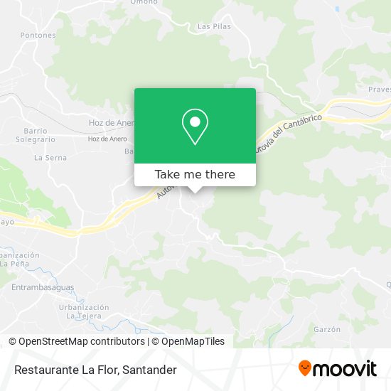 Restaurante La Flor map