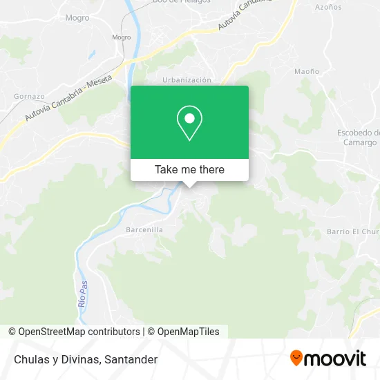 Chulas y Divinas map