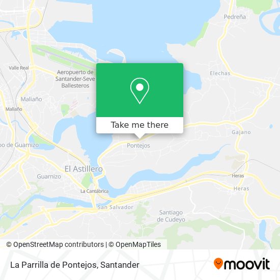 La Parrilla de Pontejos map