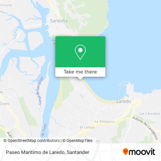 Paseo Maritimo de Laredo map