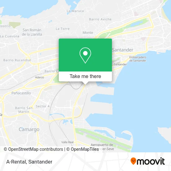 A-Rental map
