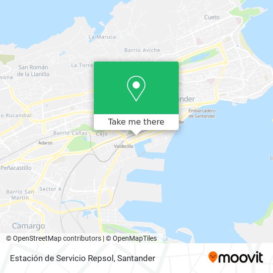 Estación de Servicio Repsol map