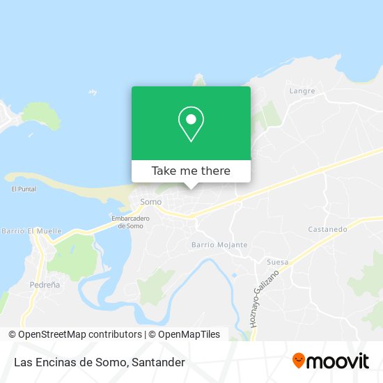 Las Encinas de Somo map