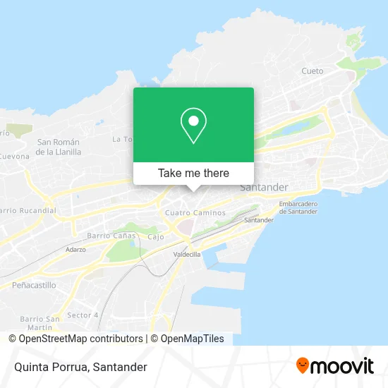 Quinta Porrua map