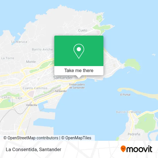 La Consentida map