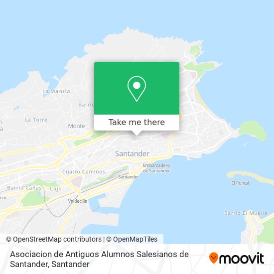 Asociacion de Antiguos Alumnos Salesianos de Santander map