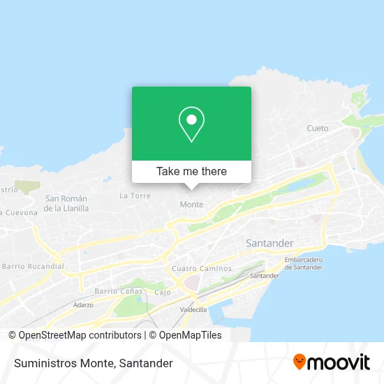 Suministros Monte map