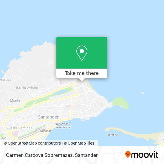 Carmen Carcova Sobremazas map