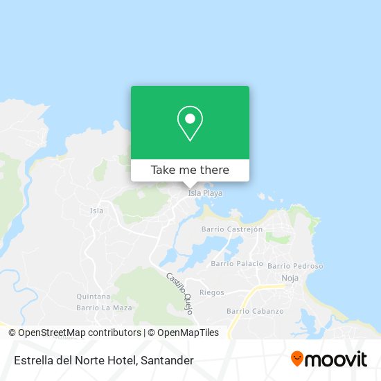 Estrella del Norte Hotel map