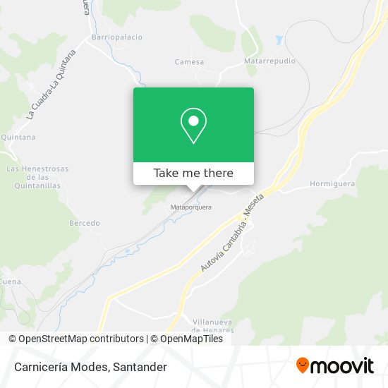 Carnicería Modes map