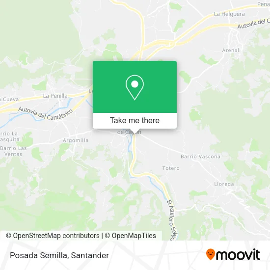 Posada Semilla map