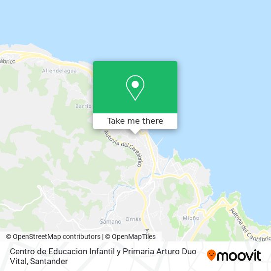 Centro de Educacion Infantil y Primaria Arturo Duo Vital map