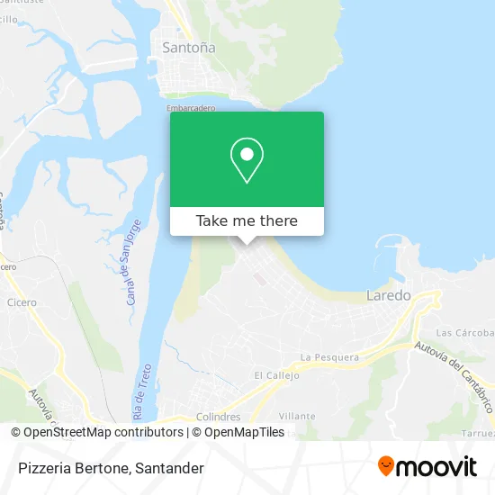 Pizzeria Bertone map