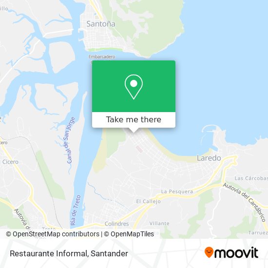 Restaurante Informal map