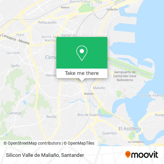 Silicon Valle de Maliaño map