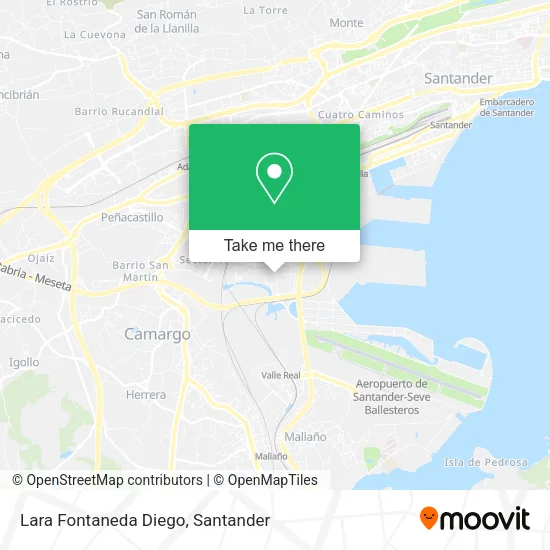 Lara Fontaneda Diego map