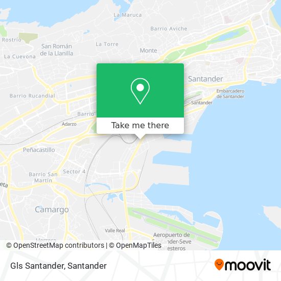 Gls Santander map