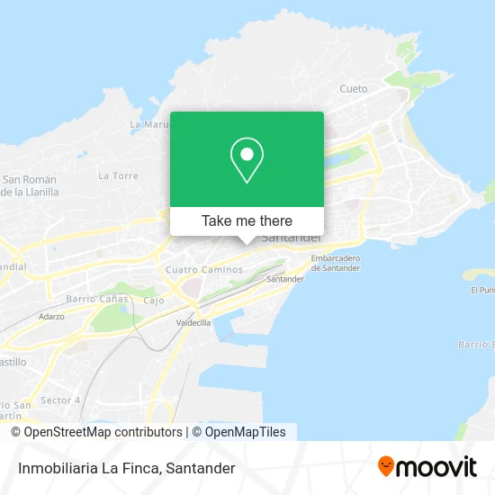 Inmobiliaria La Finca map