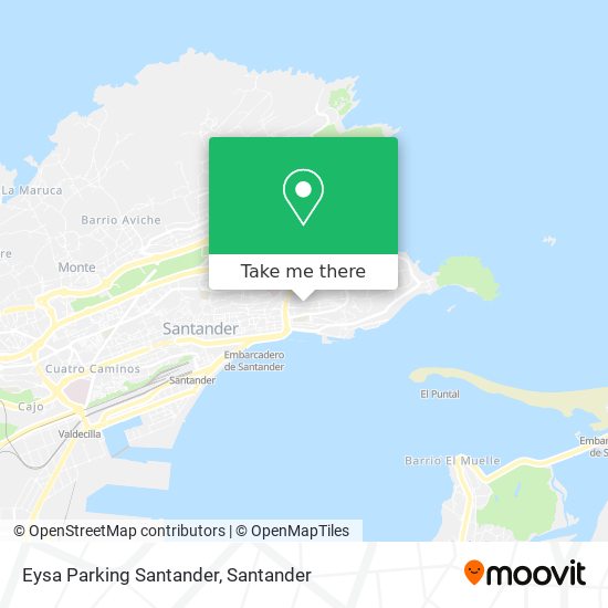 Eysa Parking Santander map