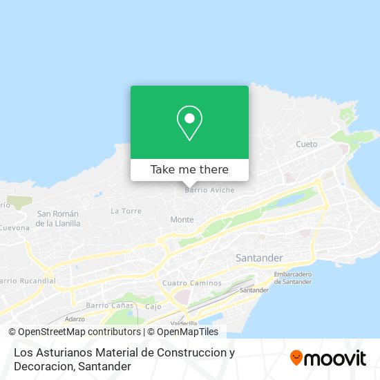 Los Asturianos Material de Construccion y Decoracion map