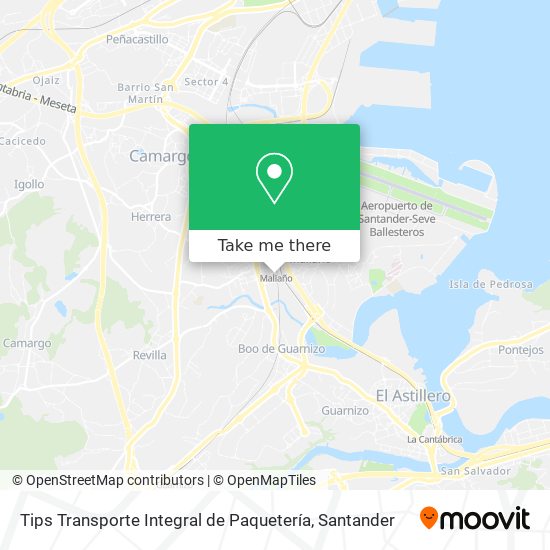 Tips Transporte Integral de Paquetería map