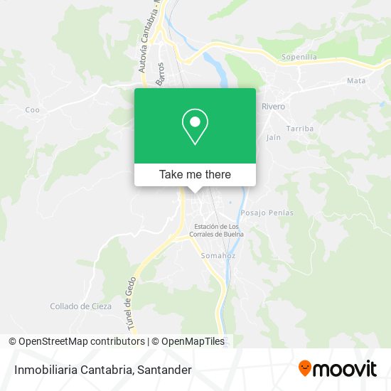 Inmobiliaria Cantabria map