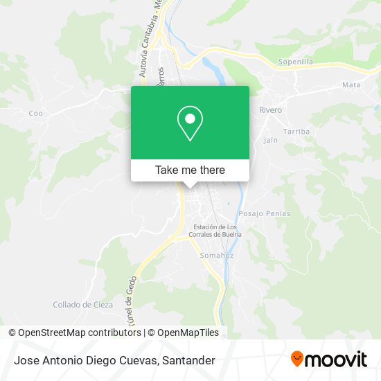 Jose Antonio Diego Cuevas map
