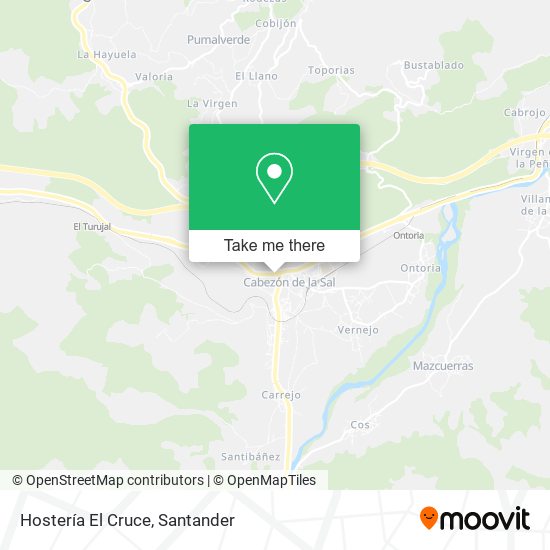 Hostería El Cruce map