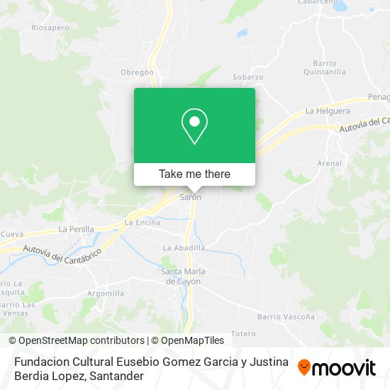 Fundacion Cultural Eusebio Gomez Garcia y Justina Berdia Lopez map