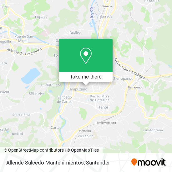 Allende Salcedo Mantenimientos map